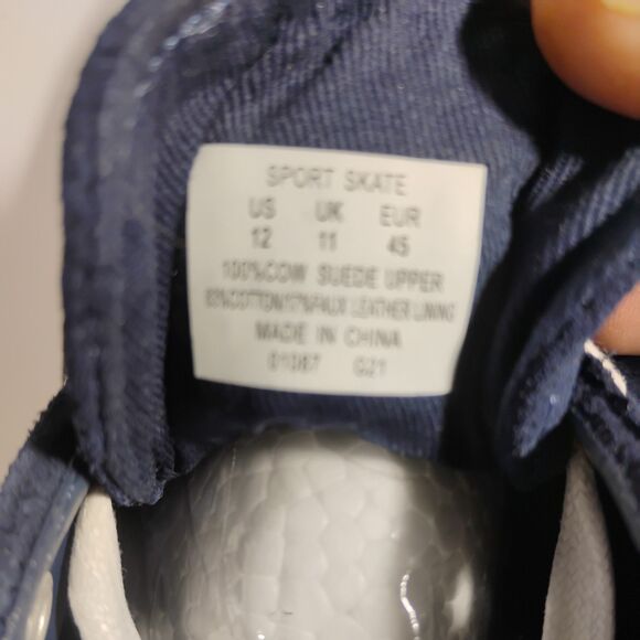 Men’s Polo Sport, Ralph, Lauren Sneakers Size 12, Men’s Casual, Leather Navy NWT